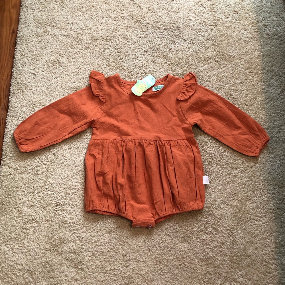 JENNIFER LONG SLEEVE ONSIE, SIZE 2T